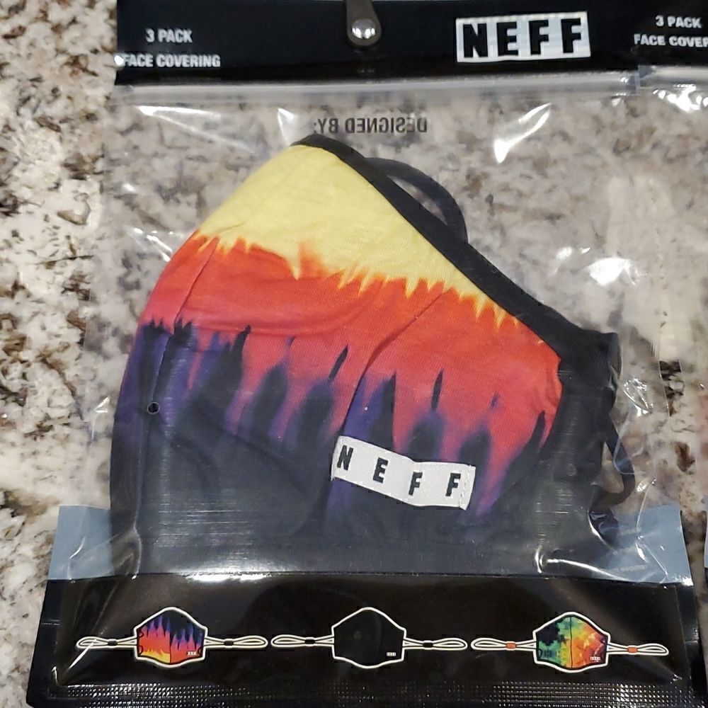 NEFF 2 sets of 3 Face Masks NWT - Picture 4 of 6